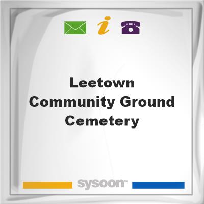 Leetown Community Ground Cemetery, Leetown Community Ground Cemetery