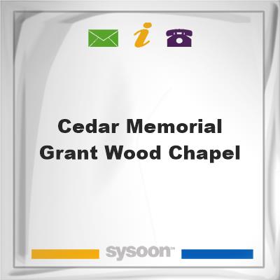 Cedar Memorial Grant Wood ChapelCedar Memorial Grant Wood Chapel on Sysoon
