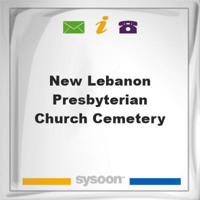 New Lebanon Presbyterian Church Cemetery, New Lebanon Presbyterian Church Cemetery