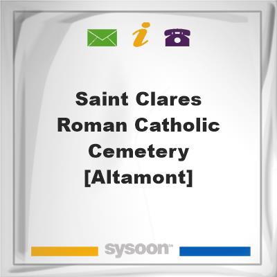 Saint Clares Roman Catholic Cemetery [Altamont], Saint Clares Roman Catholic Cemetery [Altamont]