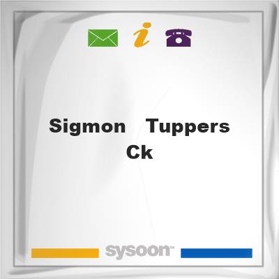 SIGMON - Tuppers Ck, SIGMON - Tuppers Ck