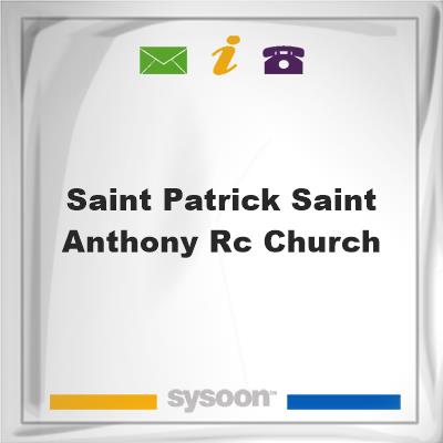 Saint Patrick Saint Anthony RC ChurchSaint Patrick Saint Anthony RC Church on Sysoon