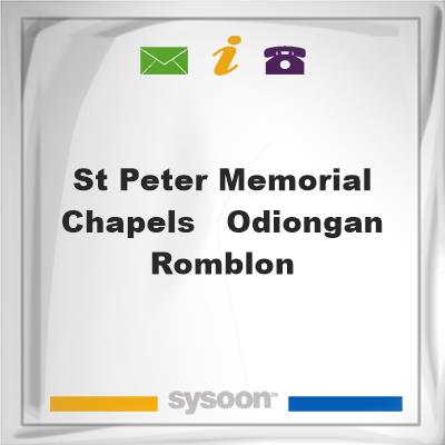 St. Peter Memorial Chapels - Odiongan, RomblonSt. Peter Memorial Chapels - Odiongan, Romblon on Sysoon
