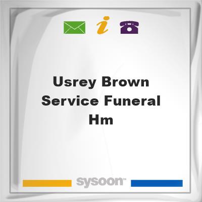 Usrey Brown Service Funeral HmUsrey Brown Service Funeral Hm on Sysoon