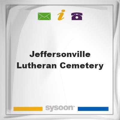 Jeffersonville Lutheran Cemetery, Jeffersonville Lutheran Cemetery
