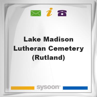 Lake Madison Lutheran Cemetery (Rutland), Lake Madison Lutheran Cemetery (Rutland)