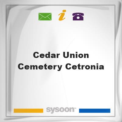 Cedar Union Cemetery, Cetronia, Cedar Union Cemetery, Cetronia
