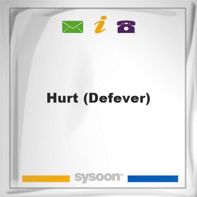 Hurt (Defever), Hurt (Defever)