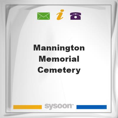 Mannington Memorial Cemetery, Mannington Memorial Cemetery