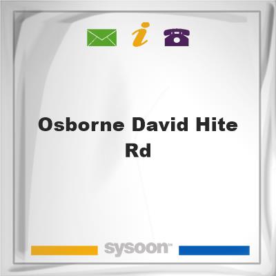 Osborne, David Hite Rd, Osborne, David Hite Rd