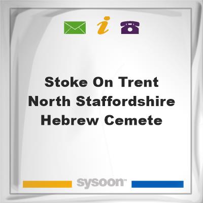 Stoke-on-Trent & North Staffordshire Hebrew Cemete, Stoke-on-Trent & North Staffordshire Hebrew Cemete