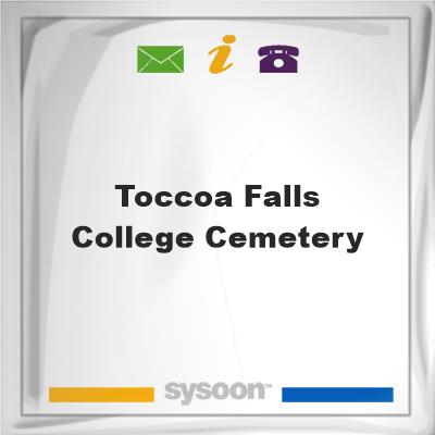 Toccoa Falls College Cemetery, Toccoa Falls College Cemetery
