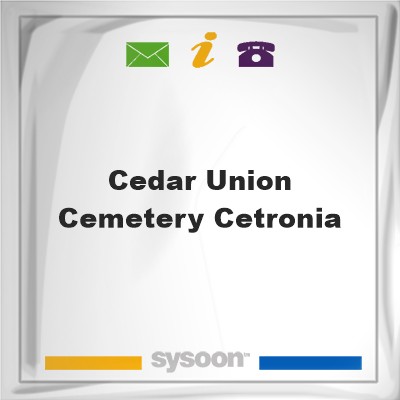 Cedar Union Cemetery, CetroniaCedar Union Cemetery, Cetronia on Sysoon