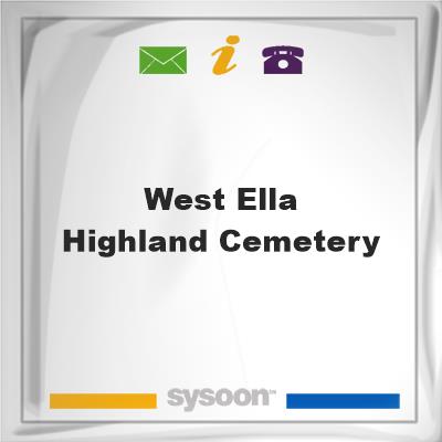 West Ella - Highland CemeteryWest Ella - Highland Cemetery on Sysoon
