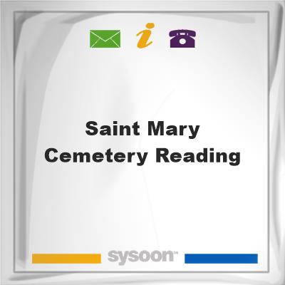 Saint Mary Cemetery, Reading, Saint Mary Cemetery, Reading