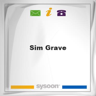 Sim GraveSim Grave on Sysoon