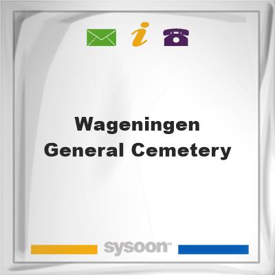 Wageningen General Cemetery, Wageningen General Cemetery