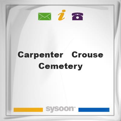 Carpenter - Crouse Cemetery, Carpenter - Crouse Cemetery
