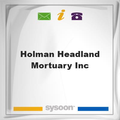 Holman-Headland Mortuary Inc, Holman-Headland Mortuary Inc