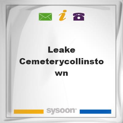 Leake Cemetery/Collinstown, Leake Cemetery/Collinstown