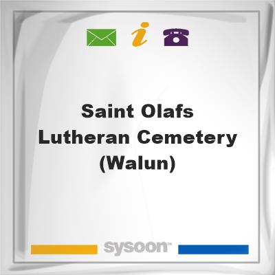 Saint Olafs Lutheran Cemetery (Walun), Saint Olafs Lutheran Cemetery (Walun)
