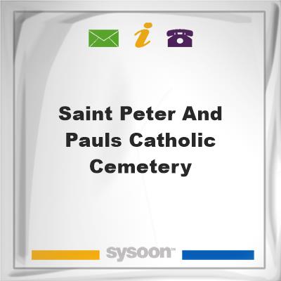 Saint Peter and Pauls Catholic CemeterySaint Peter and Pauls Catholic Cemetery on Sysoon
