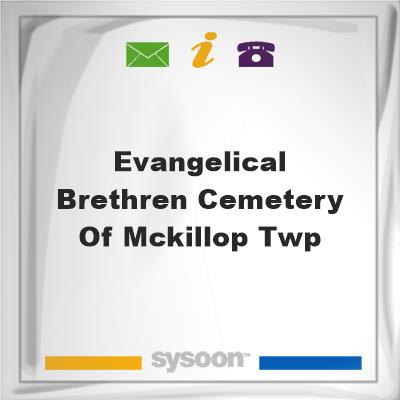 Evangelical Brethren Cemetery of McKillop Twp, Evangelical Brethren Cemetery of McKillop Twp