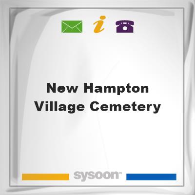 New Hampton Village CemeteryNew Hampton Village Cemetery on Sysoon