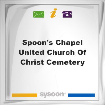 Spoon's Chapel United Church of Christ Cemetery, Spoon's Chapel United Church of Christ Cemetery
