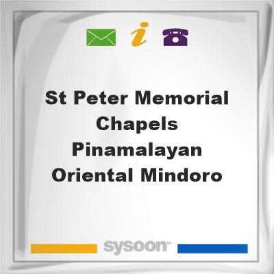 St. Peter Memorial Chapels - Pinamalayan, Oriental Mindoro, St. Peter Memorial Chapels - Pinamalayan, Oriental Mindoro