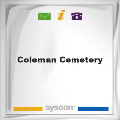 Coleman CemeteryColeman Cemetery on Sysoon