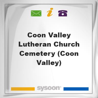Coon Valley Lutheran Church Cemetery (Coon Valley), Coon Valley Lutheran Church Cemetery (Coon Valley)