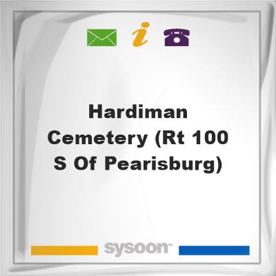 Hardiman Cemetery (Rt 100 S of Pearisburg), Hardiman Cemetery (Rt 100 S of Pearisburg)