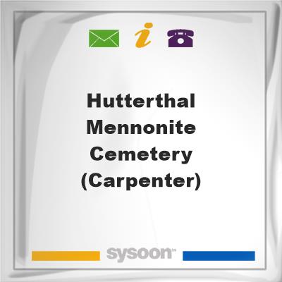 Hutterthal Mennonite Cemetery (Carpenter), Hutterthal Mennonite Cemetery (Carpenter)