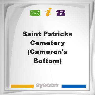 Saint Patricks Cemetery (Cameron's Bottom), Saint Patricks Cemetery (Cameron's Bottom)