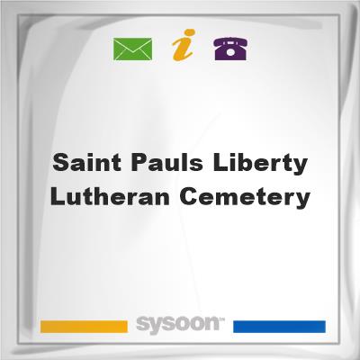 Saint Pauls Liberty Lutheran CemeterySaint Pauls Liberty Lutheran Cemetery on Sysoon