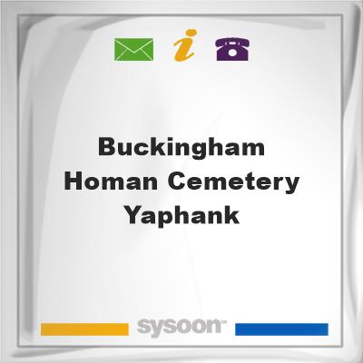 Buckingham-Homan Cemetery Yaphank, Buckingham-Homan Cemetery Yaphank