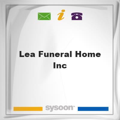 Lea Funeral Home Inc, Lea Funeral Home Inc