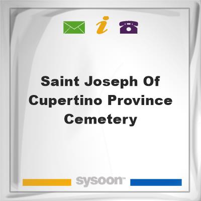 Saint Joseph of Cupertino Province Cemetery, Saint Joseph of Cupertino Province Cemetery