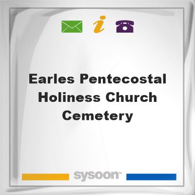 Earles Pentecostal Holiness Church CemeteryEarles Pentecostal Holiness Church Cemetery on Sysoon