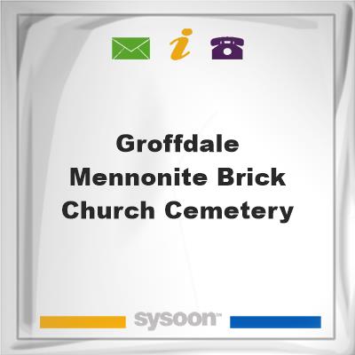 Groffdale Mennonite Brick Church CemeteryGroffdale Mennonite Brick Church Cemetery on Sysoon