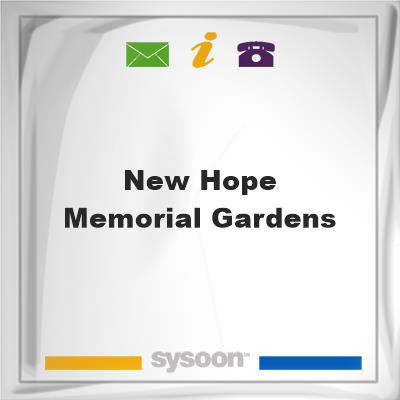 New Hope Memorial GardensNew Hope Memorial Gardens on Sysoon
