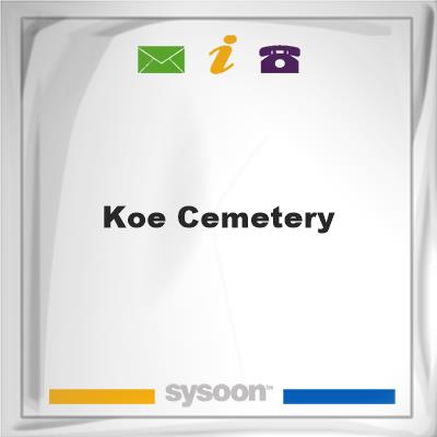 Koe Cemetery, Koe Cemetery