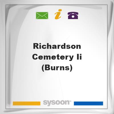 Richardson Cemetery II (Burns), Richardson Cemetery II (Burns)