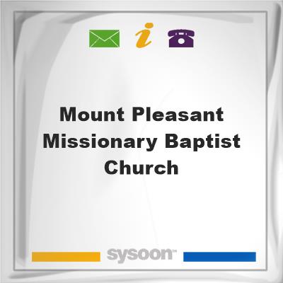 Mount Pleasant Missionary Baptist ChurchMount Pleasant Missionary Baptist Church on Sysoon