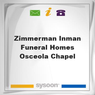 Zimmerman-Inman Funeral Homes Osceola ChapelZimmerman-Inman Funeral Homes Osceola Chapel on Sysoon