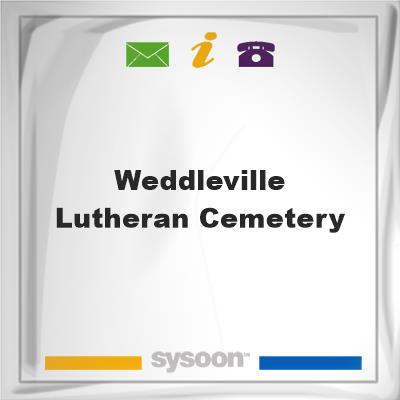 Weddleville Lutheran Cemetery, Weddleville Lutheran Cemetery