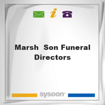 Marsh & Son Funeral DirectorsMarsh & Son Funeral Directors on Sysoon