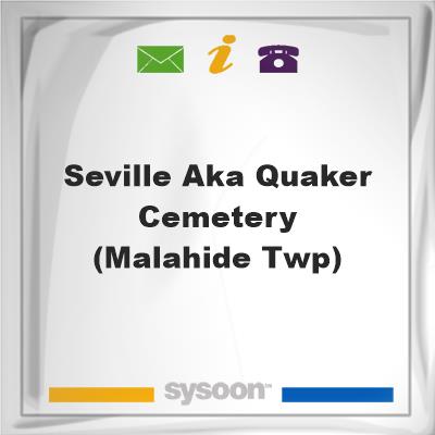 Seville aka Quaker Cemetery (Malahide Twp.), Seville aka Quaker Cemetery (Malahide Twp.)