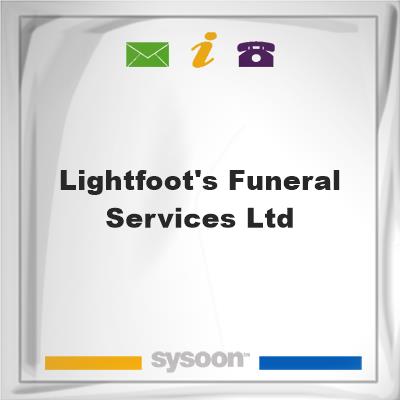 Lightfoot's Funeral Services LtdLightfoot's Funeral Services Ltd on Sysoon
